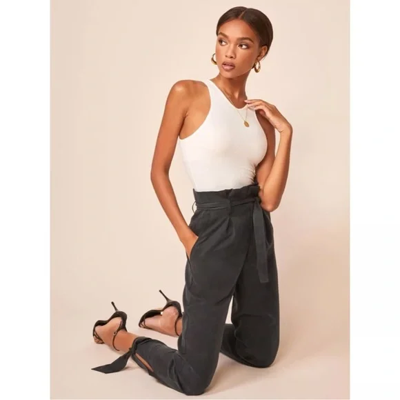 Reformation Petites Avalon Pants - Picture 2 of 12